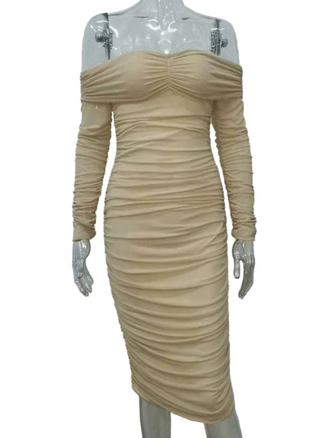 Off Shoulder White Dress