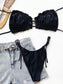 Frill Trill Halter Neck Bikini Set